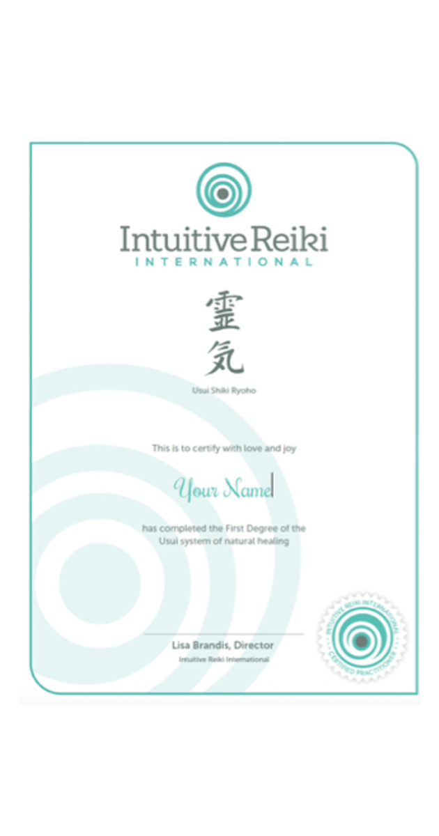 Accredited Reiki Training Online Certificate